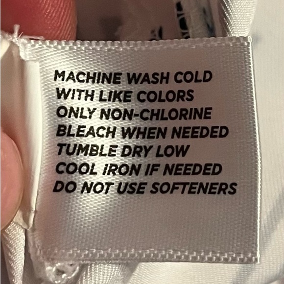 Lady Hagen White Skort with Blue, Pink & Navy Chevron Stripe Detail | Size 14 - Picture 6 of 8